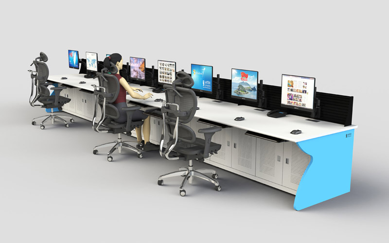 多媒体调度控制台3dmax模型展示图片