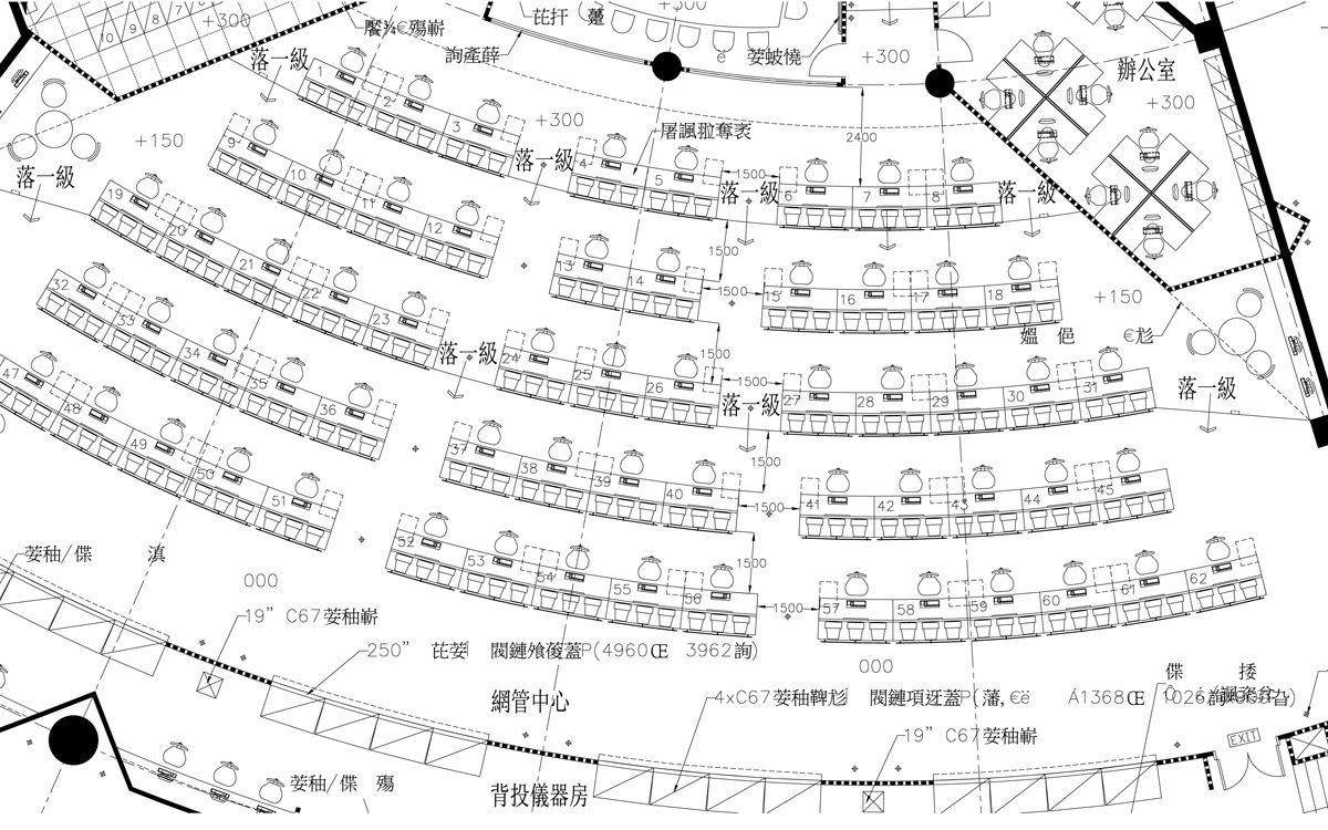 调度台坐席排列图片